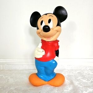 Vintage 1970's Walt Disney Mickey Mouse Coin Bank- Collectible!